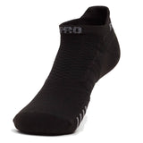 Thorlo Prolite Ultra-Light Cushion No-Show Socks, Black/Black